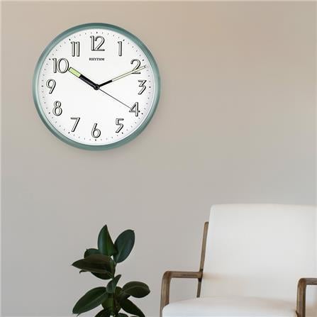 นาฬิกาแขวน RHYTHM CMG727NR05 9.4 นิ้ว สีเขียว_4