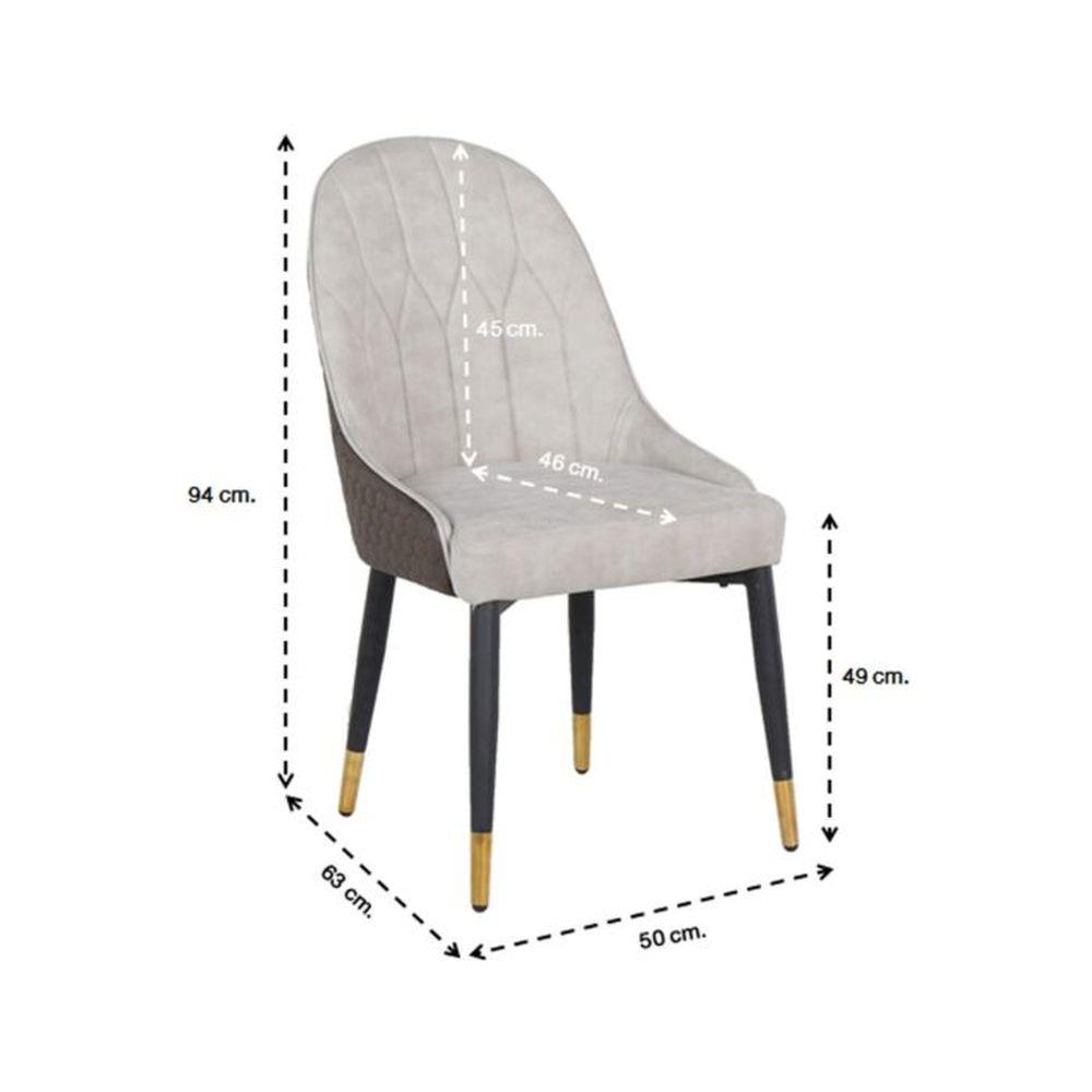 เก้าอี้ทานข้าว SB FURNITURE YINLA 19204542 สีเทา