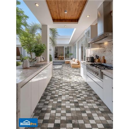 กระเบื้องพื้นพอร์ซเลน 40x40 ซม. TARA ฮาวิลแลนด์ เทา A 0.96 ตร.ม._3