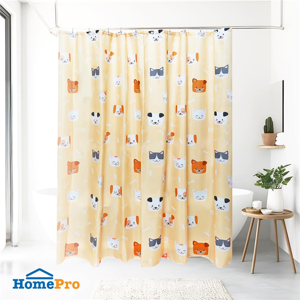 ม่านห้องน้ำ POLY MOYA ACS24390A 180X180 ซม.