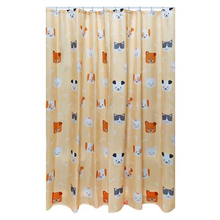 ม่านห้องน้ำ POLY MOYA ACS24390A 180X180 ซม._0