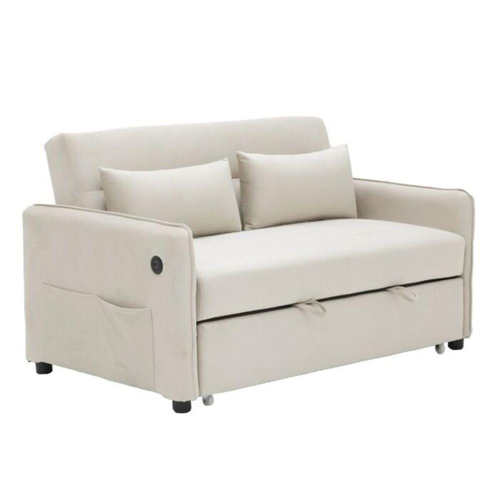 โซฟาเบด 2 ที่นั่ง SB FURNITURE BONDANIE 19234947 สีครีม
