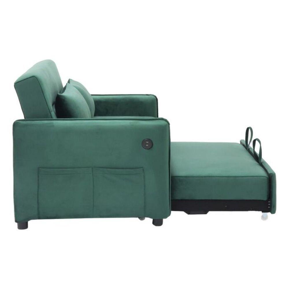 โซฟาเบด 2 ที่นั่ง SB FURNITURE BONDANIE 19234945 สีเขียว