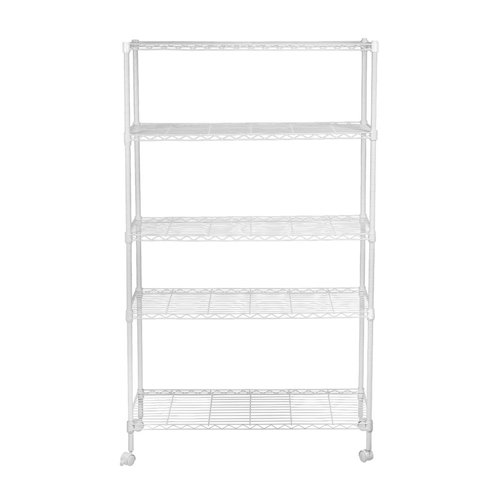 ชั้นวางของโล่ง 5 ชั้น FURDINI GASKELL 90 ซม. สีขาว