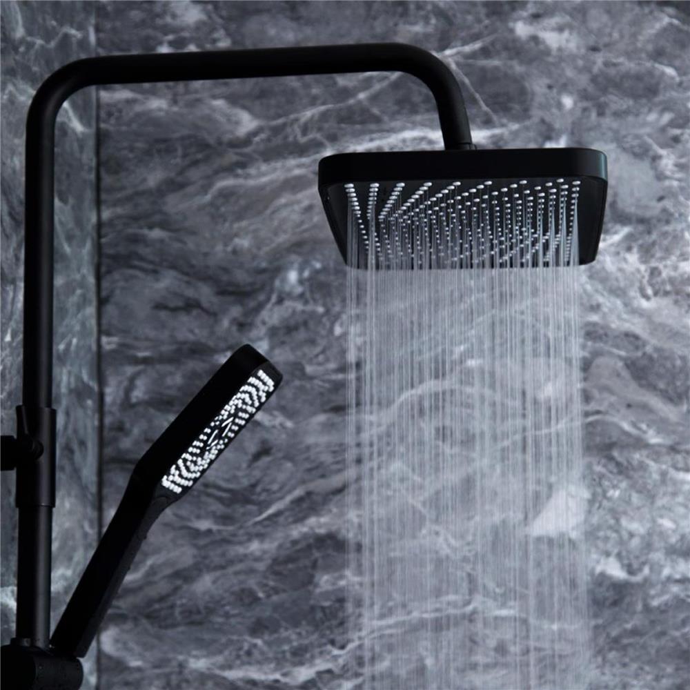 ฝักบัว RAIN SHOWER RASLAND RA F621-F66-BLK สีดำ