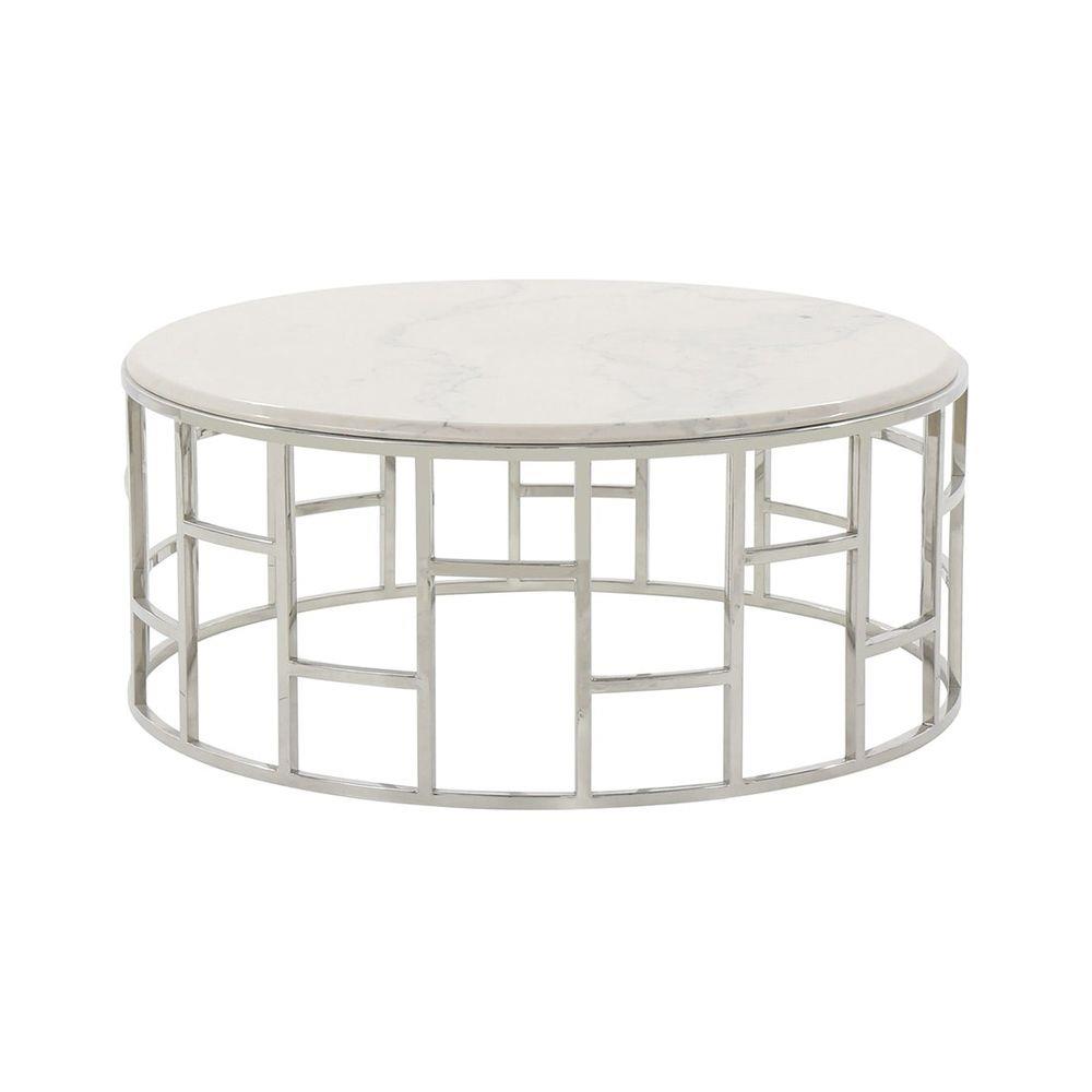 โต๊ะกลาง SB FURNITURE LAJA 19146939 90 ซม. สีขาว
