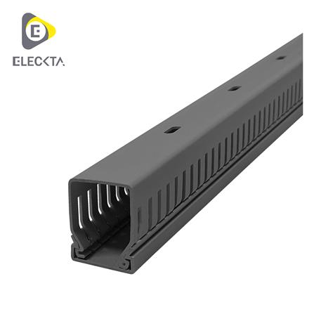 รางเก็บสายไฟวายดักส์ ELECKTA 40X30 มม. 2 ม. สีเทา_0