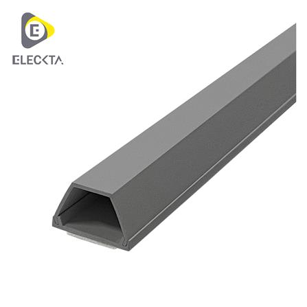 รางเดินสายไฟคางหมู ELECKTA 18X30 มม. 2 ม. สีเทา_0