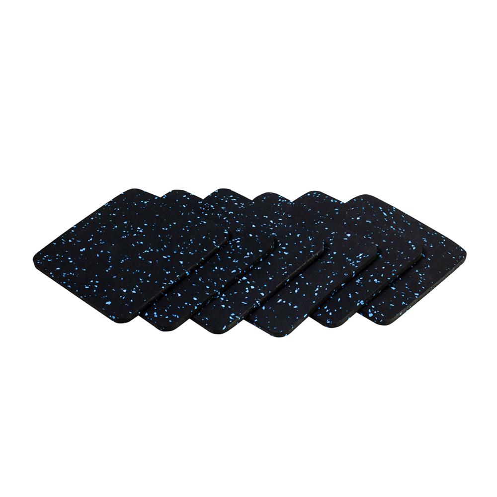 แผ่นยางรองเครื่องออกกำลังกาย IRONTEC 12x12x0.6 ซม. (แพ็ก 6 ชิ้น)
