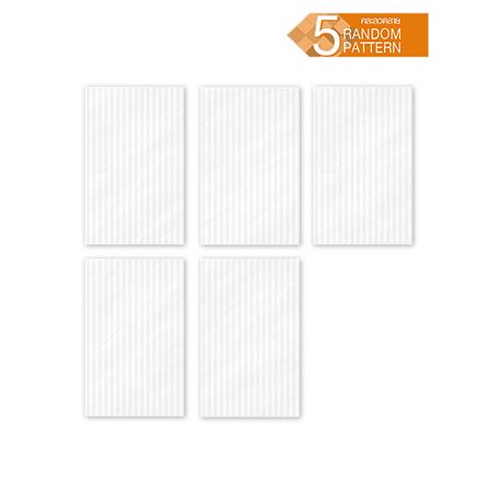 กระเบื้องผนัง 10X16 นิ้ว COTTO อริสตัน เดคโค่ ขาว PM 1 ตร.ม._1