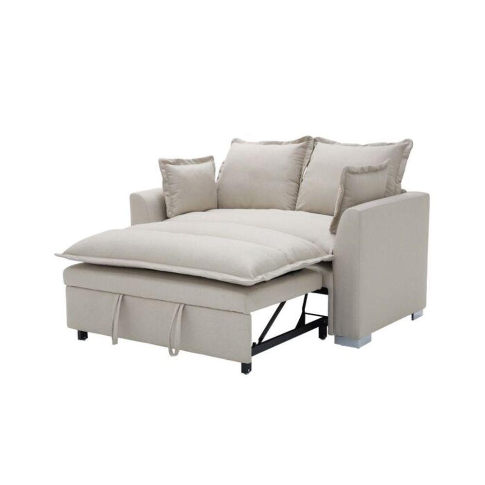 โซฟาเบด 2 ที่นั่ง SB FURNITURE TALIA 19231766 สีน้ำตาลอ่อน