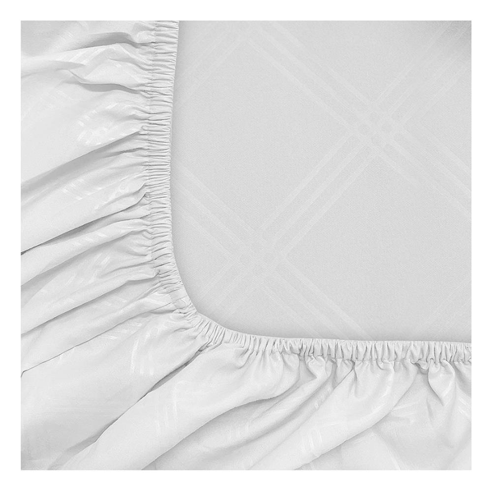 ชุดผ้าปูที่นอน 6 ฟุต (ชุด 6 ชิ้น) PICASSO BASIC สี ENJOY WHITE