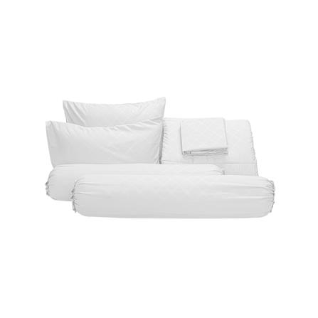 ชุดผ้าปูที่นอน 6 ฟุต (ชุด 6 ชิ้น) PICASSO BASIC สี ENJOY WHITE_1