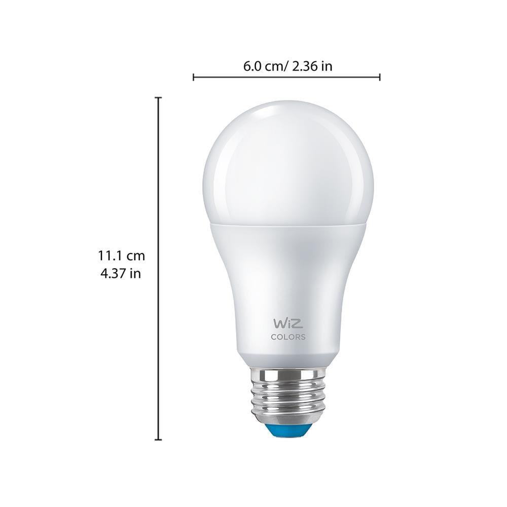 หลอด LED WIZ SMART BULB BOHLAM PINTAR 8.5 วัตต์ RGB E27 (แพ็ก 3 ชิ้น)