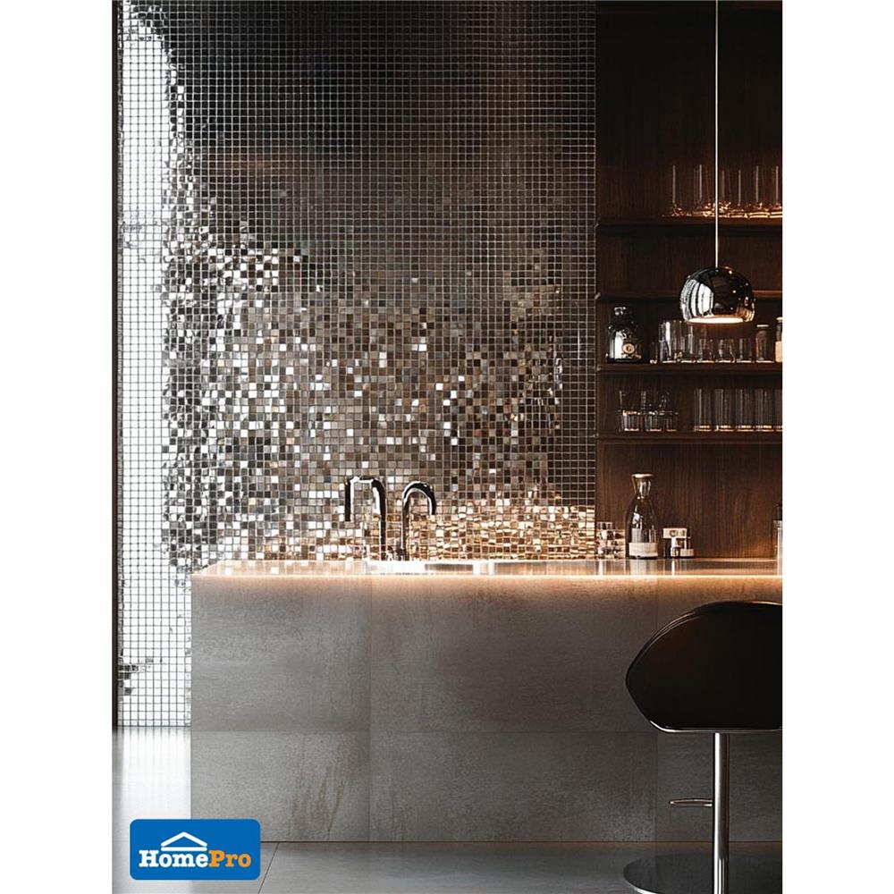 โมเสคแก้ว 30x30 ซม. TARA HPR-257 ริโก ซิลเวอร์