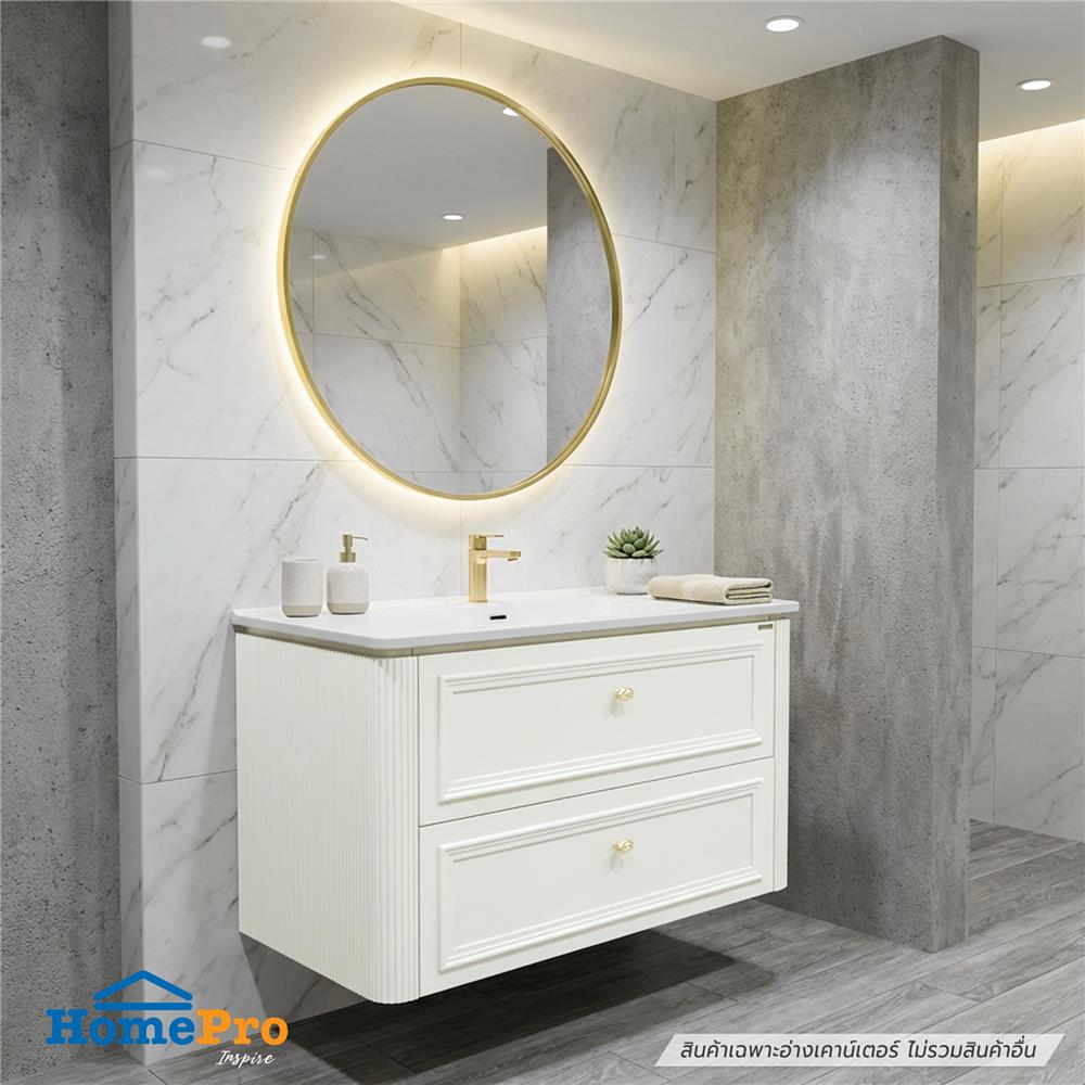 อ่างเคาน์เตอร์ MOYA PLUS A298 สีครีม