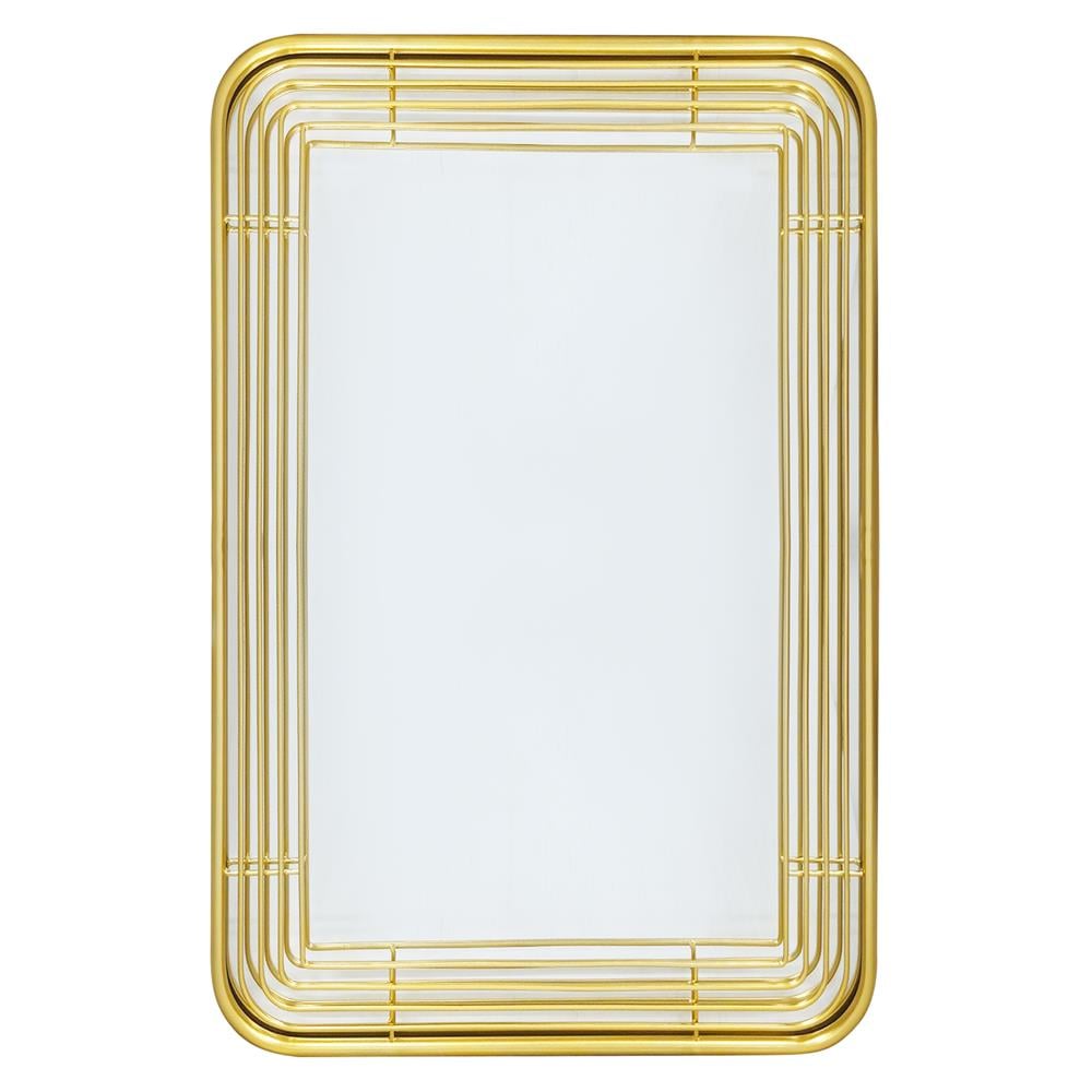 กระจกเงาตกแต่ง MOYA HP-2025-G 60x90 ซม. สีทอง