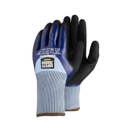 ถุงมือ HPPE SAFETY JOGGER ECO PROTECTOR 4X44C SIZE 9 สีน้ำเงิน (แพ็ก 2 ชิ้น)_0