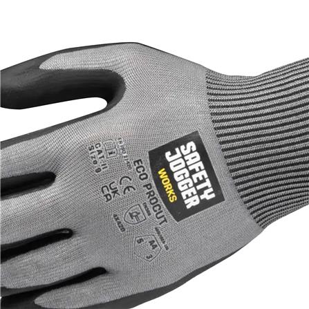 ถุงมือ HPPE SAFETY JOGGER ECO PROCUT 4X42D SIZE 9 สีดำ (แพ็ก 2 ชิ้น)_2