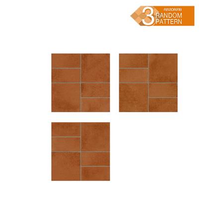 กระเบื้องพื้น 16X16 นิ้ว COTTO ไซรัส เคลย์ น้ำตาล PM 0.96 ตร.ม._1