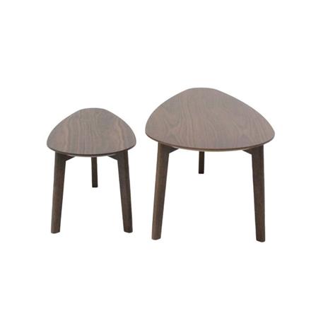โต๊ะกลาง 2 ชิ้น SB FURNITURE MARCH 19215156 100 ซม. สีไม้เข้ม_2