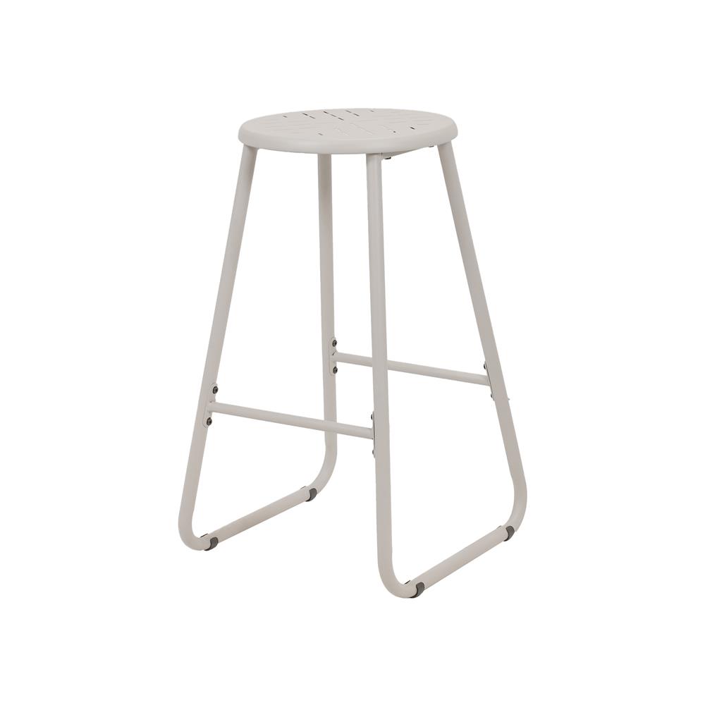 ชุดโต๊ะบาร์สนามเหล็ก 2 ที่นั่ง SPRING NORA สีเบจ