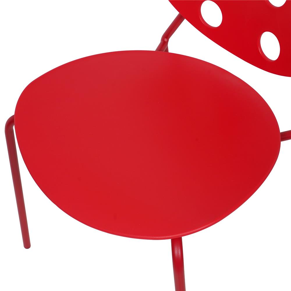 เก้าอี้สนาม SPRING DOTS สีแดง