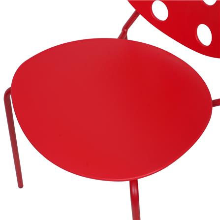 เก้าอี้สนาม SPRING DOTS สีแดง_3