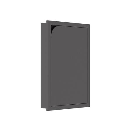 บานซิงค์เดี่ยวเปิดขวา KITZCHO CURVE 46x66 ซม. สี GREY GRAPHITE_2
