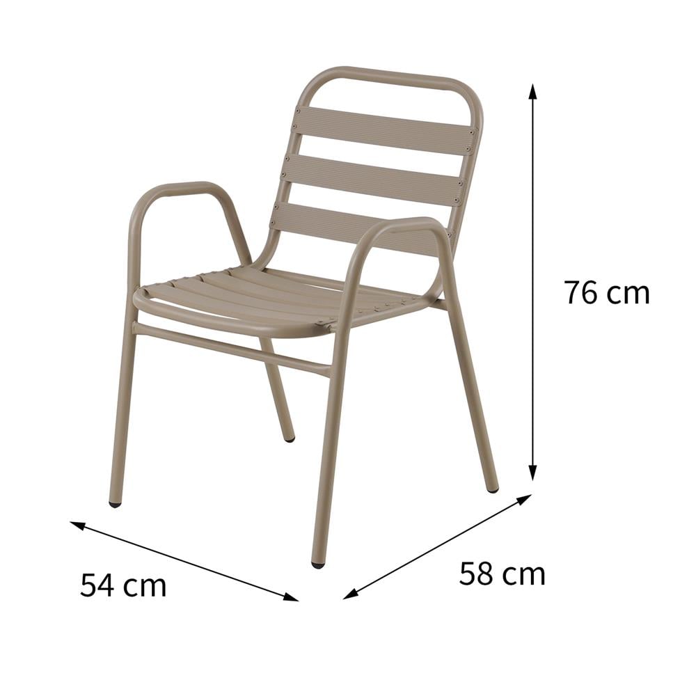 เก้าอี้เหล็ก SPRING NELLY สีโทป