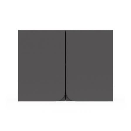 ตู้แขวนคู่ KITZCHO CURVE 80x60 ซม. สี GREY GRAPHITE_0