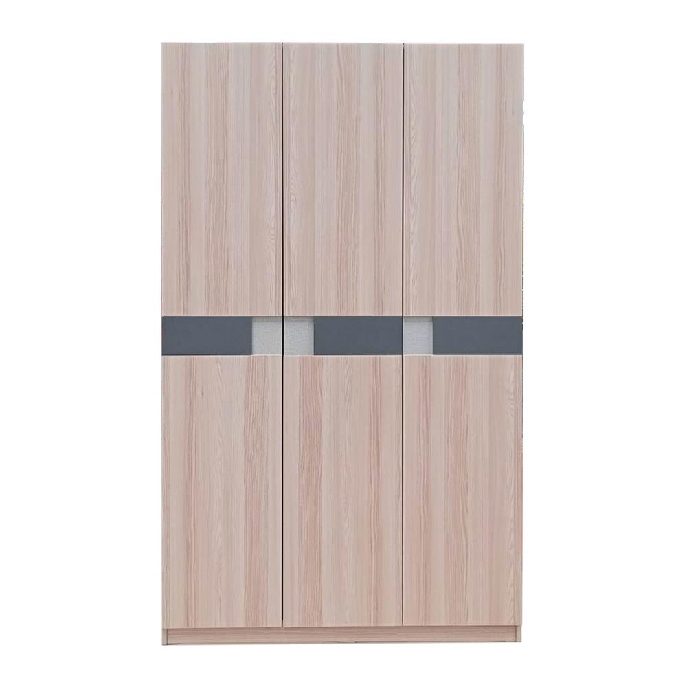 ตู้เสื้อผ้า 3 บานเปิด FURDINI BRICK 120 ซม. สี PINEOAK