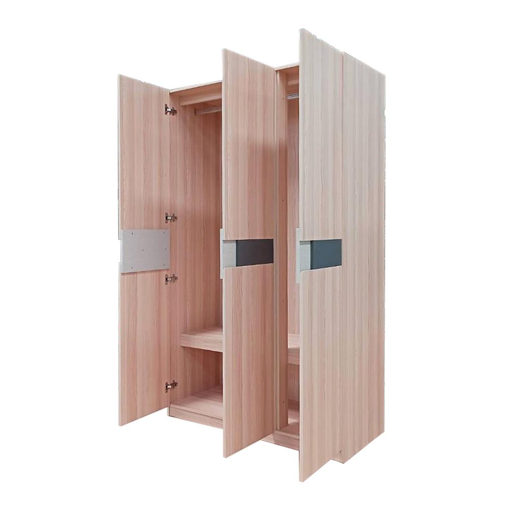 ตู้เสื้อผ้า 3 บานเปิด FURDINI BRICK 120 ซม. สี PINEOAK