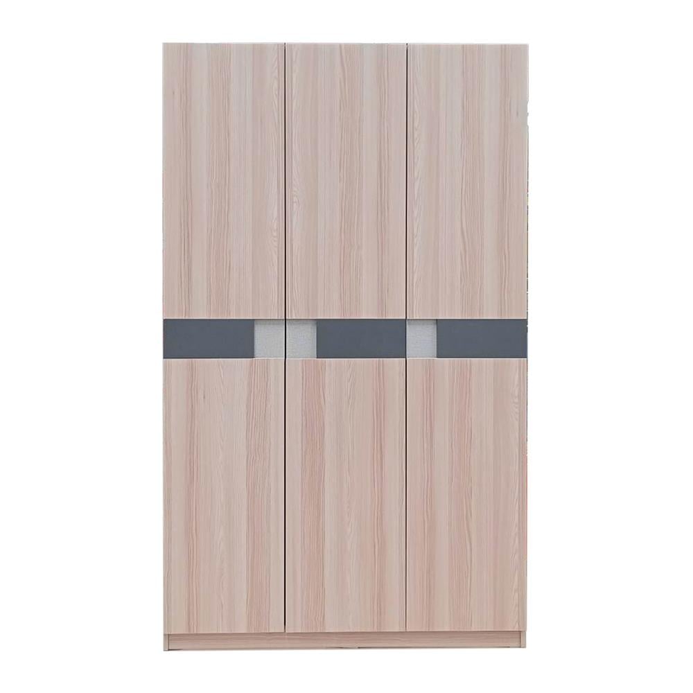 ตู้เสื้อผ้า 3 บานเปิด FURDINI BRICK 120 ซม. สี PINEOAK