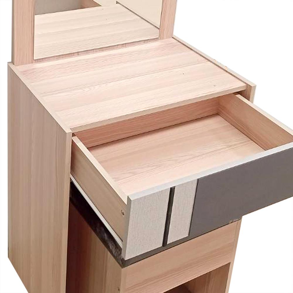 ชุดโต๊ะเครื่องแป้ง FURDINI BRICK 60 ซม. สี PINEOAK