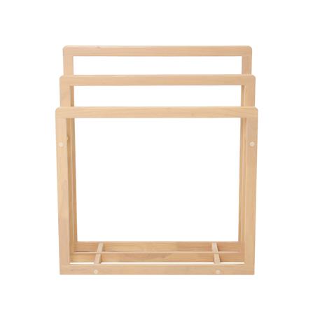 ราวพาดผ้าไม้ยางพารา 3 เส้น PLIM STEP 75 ซม. สีเนเชอรัล_2