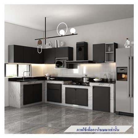 ตู้แขวนเดี่ยวเปิดขวา KITZCHO CURVE 60x40 ซม. สี GREY GRAPHITE_5