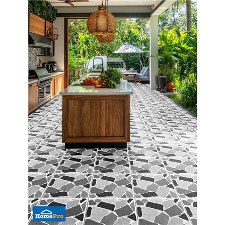 กระเบื้องพื้น 16x16 นิ้ว SOSUCO ฮาร์ทแคนดี้ เทา PM 0.96 ตร.ม._4