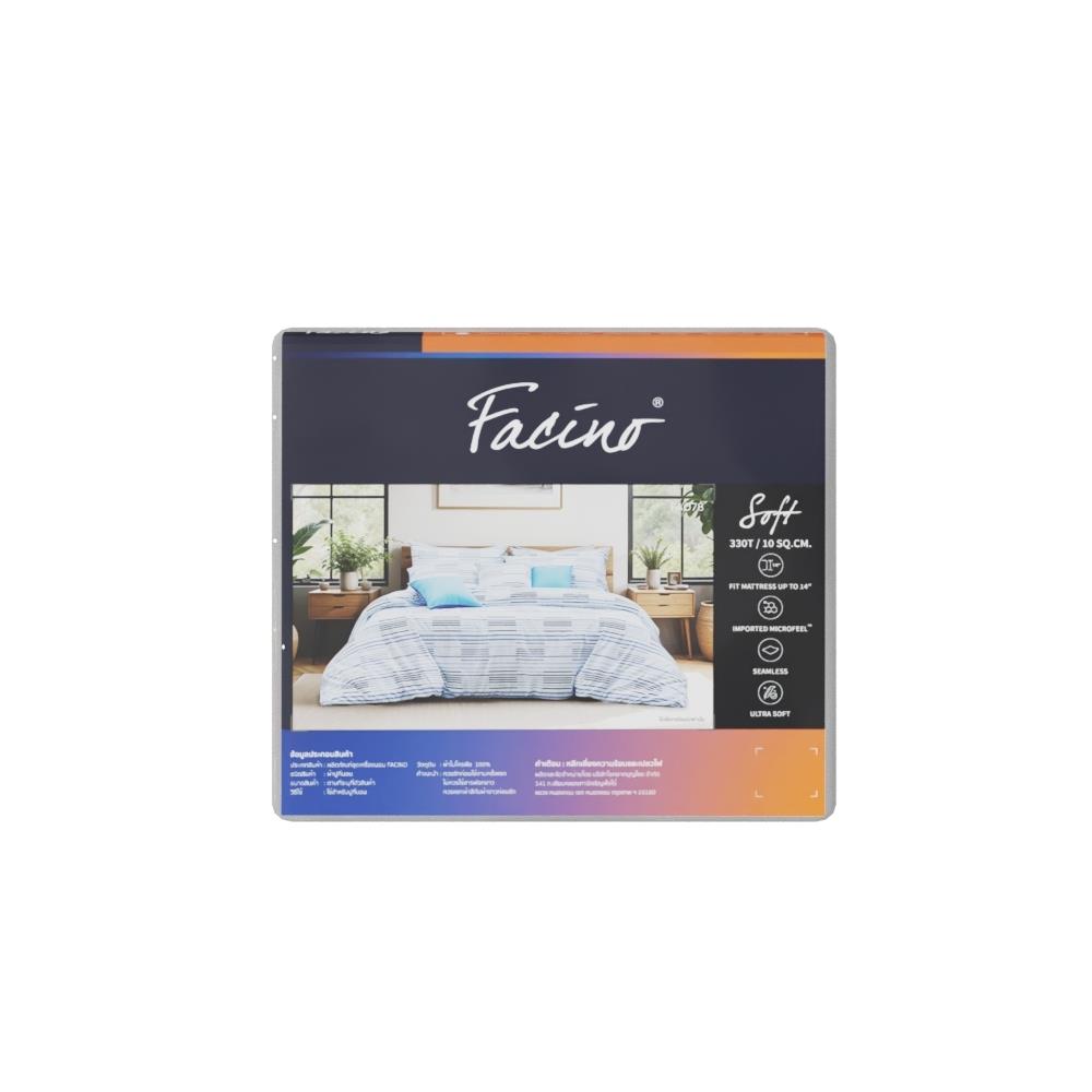 ชุดผ้าปูที่นอน 3.5 ฟุต (ชุด 3 ชิ้น) FACINO PRINT FA078