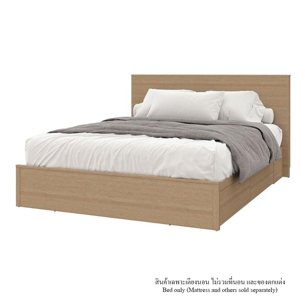 เตียง 5 ฟุต KONCEPT TIMBUR 19236141 สีโอ๊ค