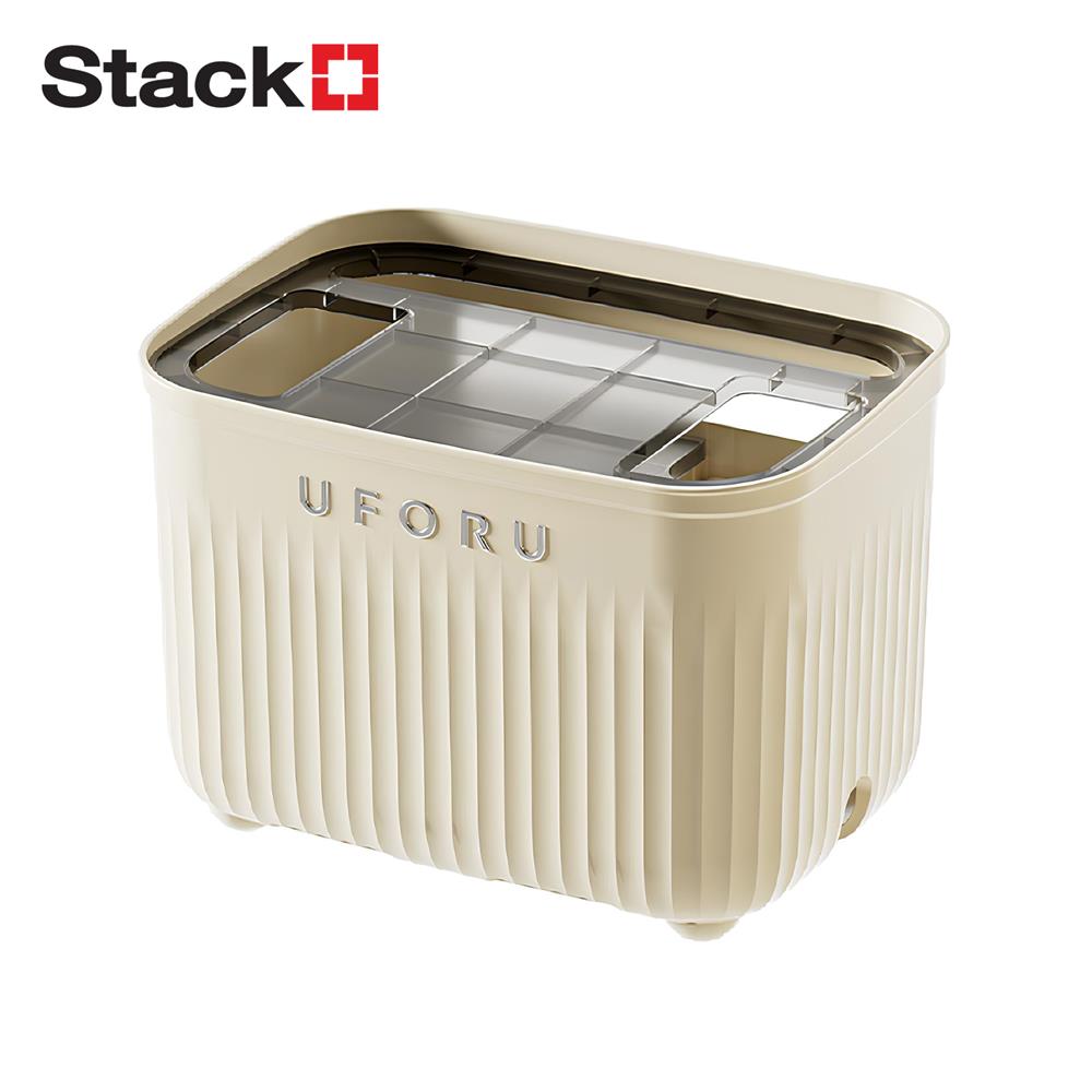 กล่องจัดเก็บเราเตอร์ WI-FI STACKO 20X28X20 ซม. สีครีม