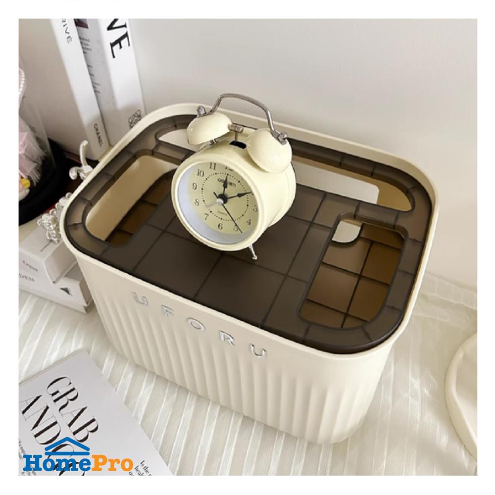 กล่องจัดเก็บเราเตอร์ WI-FI STACKO 20X28X20 ซม. สีครีม