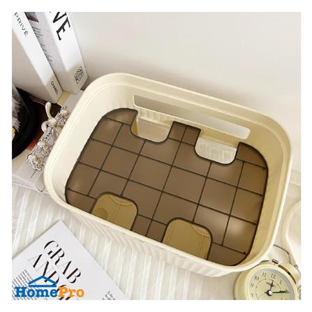 กล่องจัดเก็บเราเตอร์ WI-FI STACKO 20X28X20 ซม. สีครีม_5