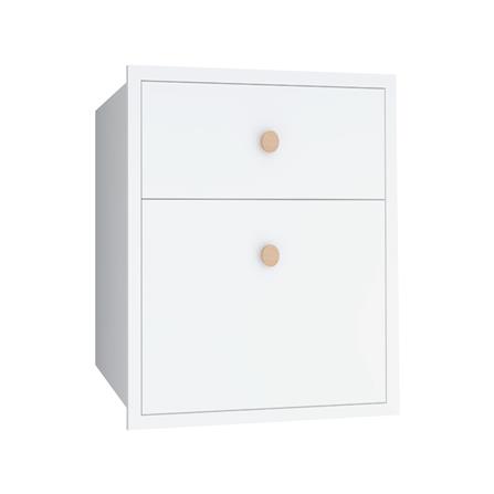 ตู้ลิ้นชัก MJ DOT 66x66 ซม. สี WHITE_1