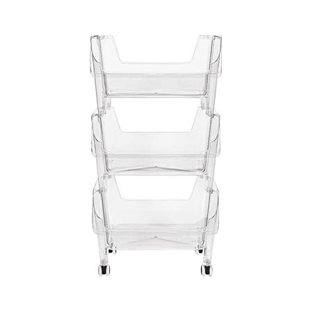 ชั้นวางของ 3 ชั้น STACKO KLARO 42X32.5X79 ซม. สีใส_2