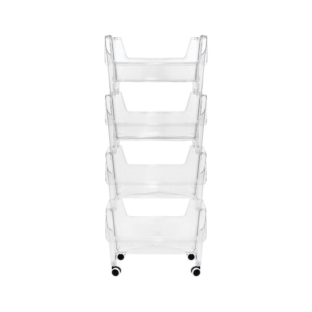 ชั้นวางของ 4 ชั้น STACKO KLARO 42X32.5X103.5 ซม. สีใส