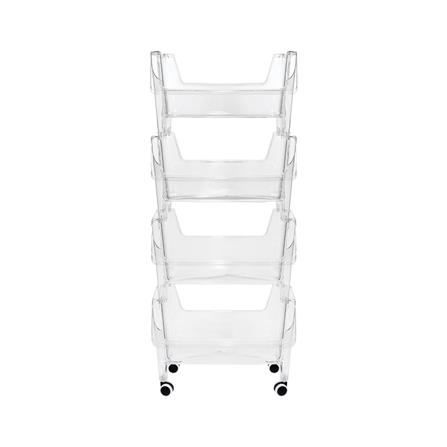 ชั้นวางของ 4 ชั้น STACKO KLARO 42X32.5X103.5 ซม. สีใส_2