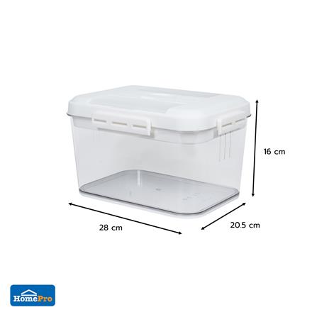 กล่องหูหิ้ว STACKO MEDICAL SIZE S 28X20.5X16 ซม. สีใส_9