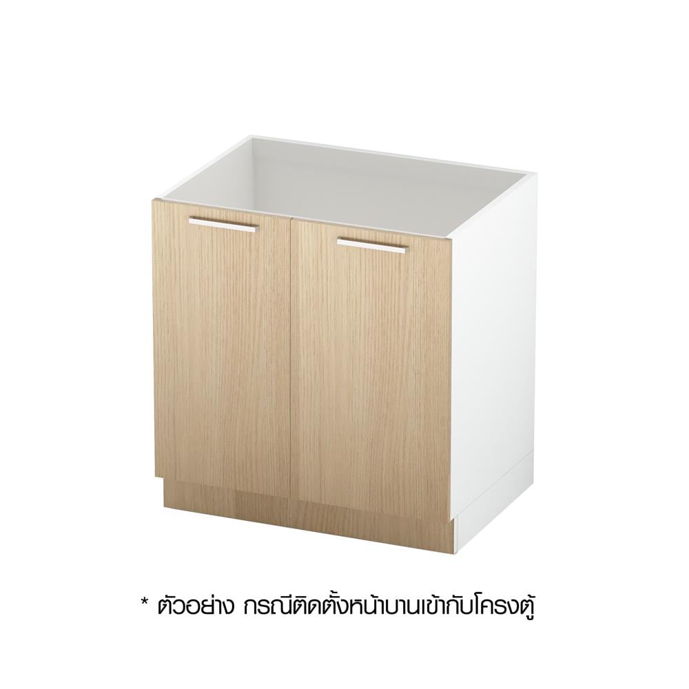 บานคู่โครงตู้ล่าง UPVC CABIN JUNO 80x83.5 ซม. สีบีช