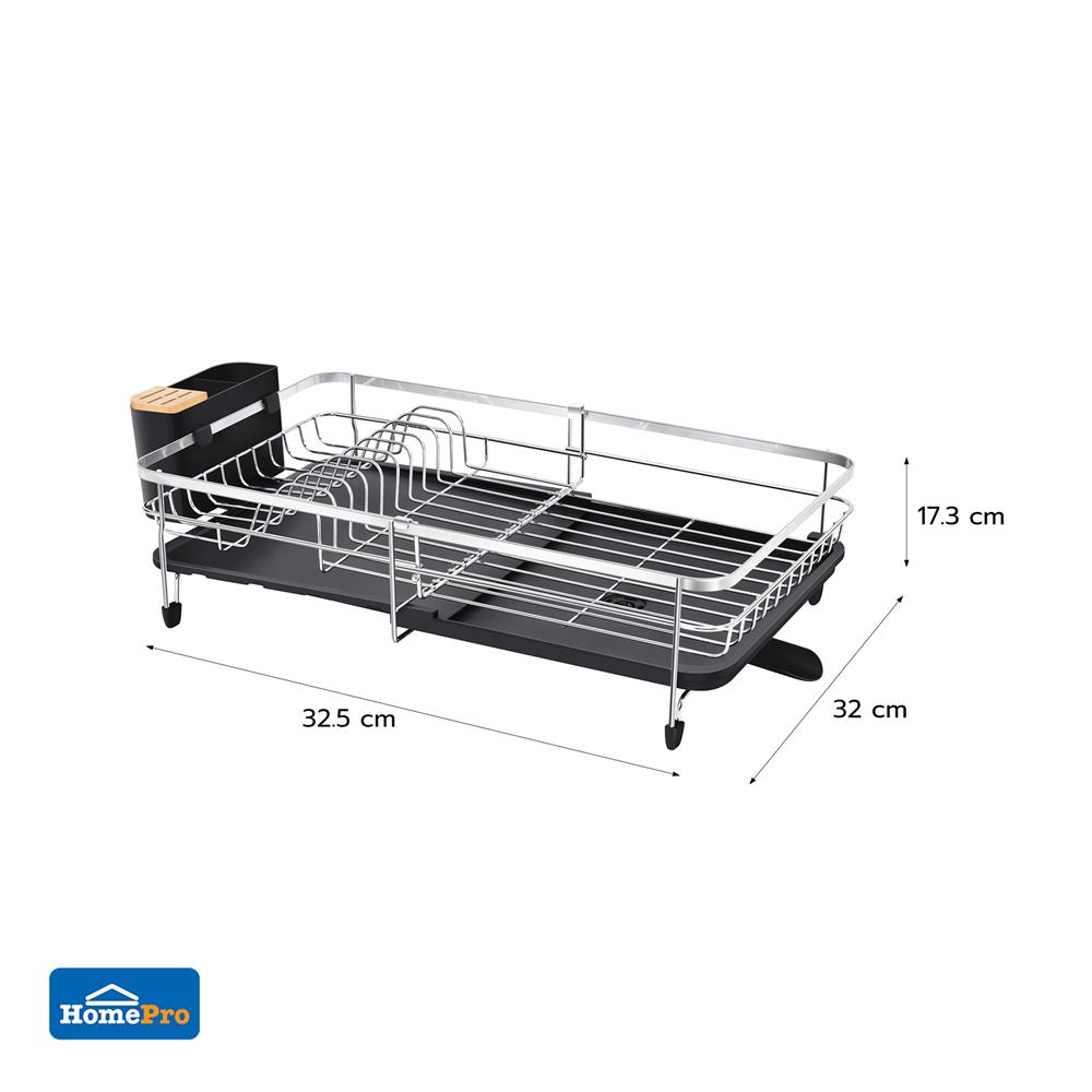 ชั้นคว่ำจานสเตนเลสปรับขนาดได้ KECH METAL